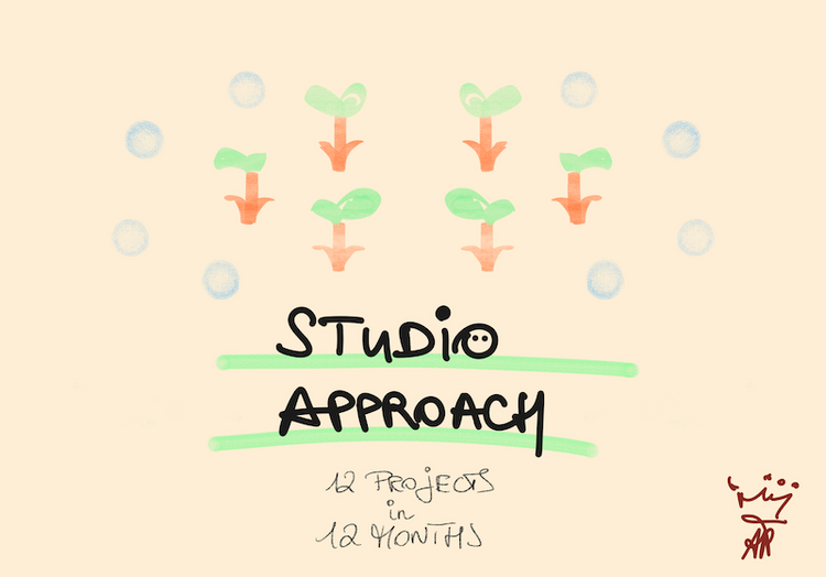 My Studio Approach: 12 Projects in 12 Months